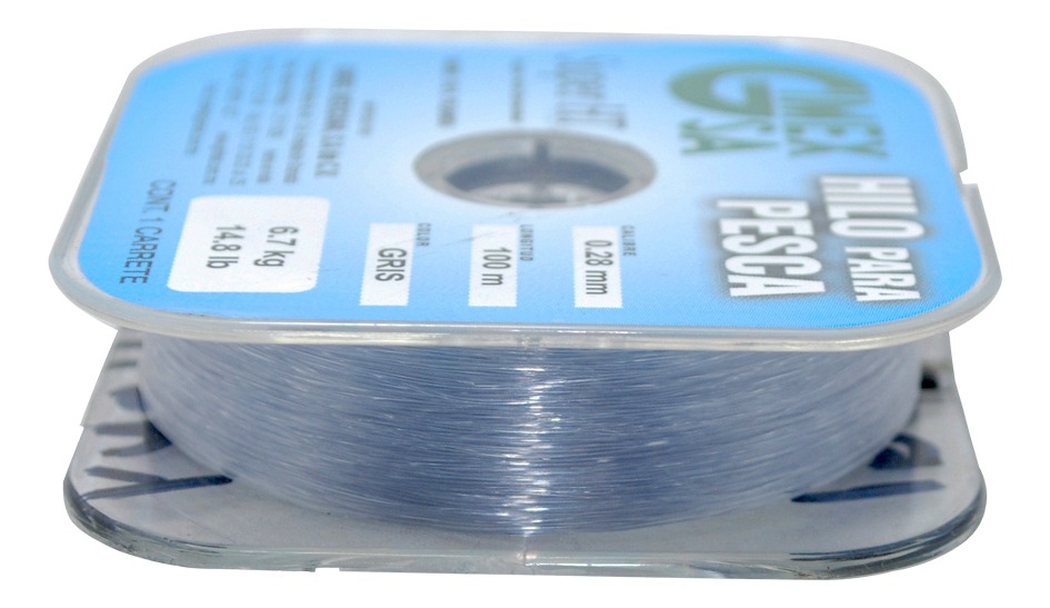 Hilo de Pesca Super Ht Gris 0.35Mm 100Mts