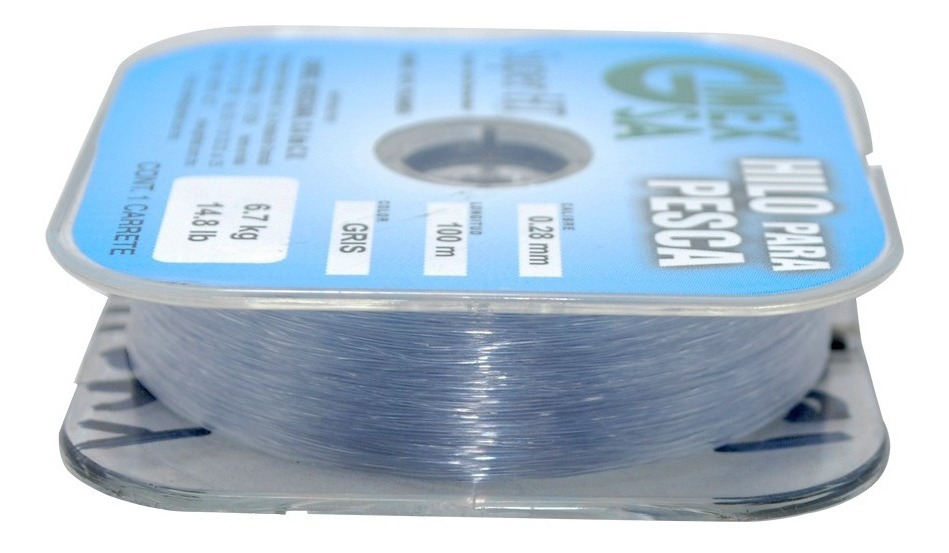 Hilo de Pesca Super Ht Gris 0.40Mm 100Mts