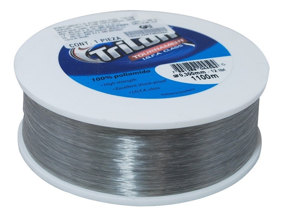 Hilo de Pesca Trilon Tournament Gris 1100Mx.30Mm