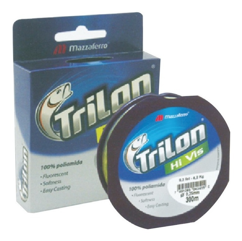 Hilo De Pesca Trilon Hivis Natur Fluo.100mx.40mm