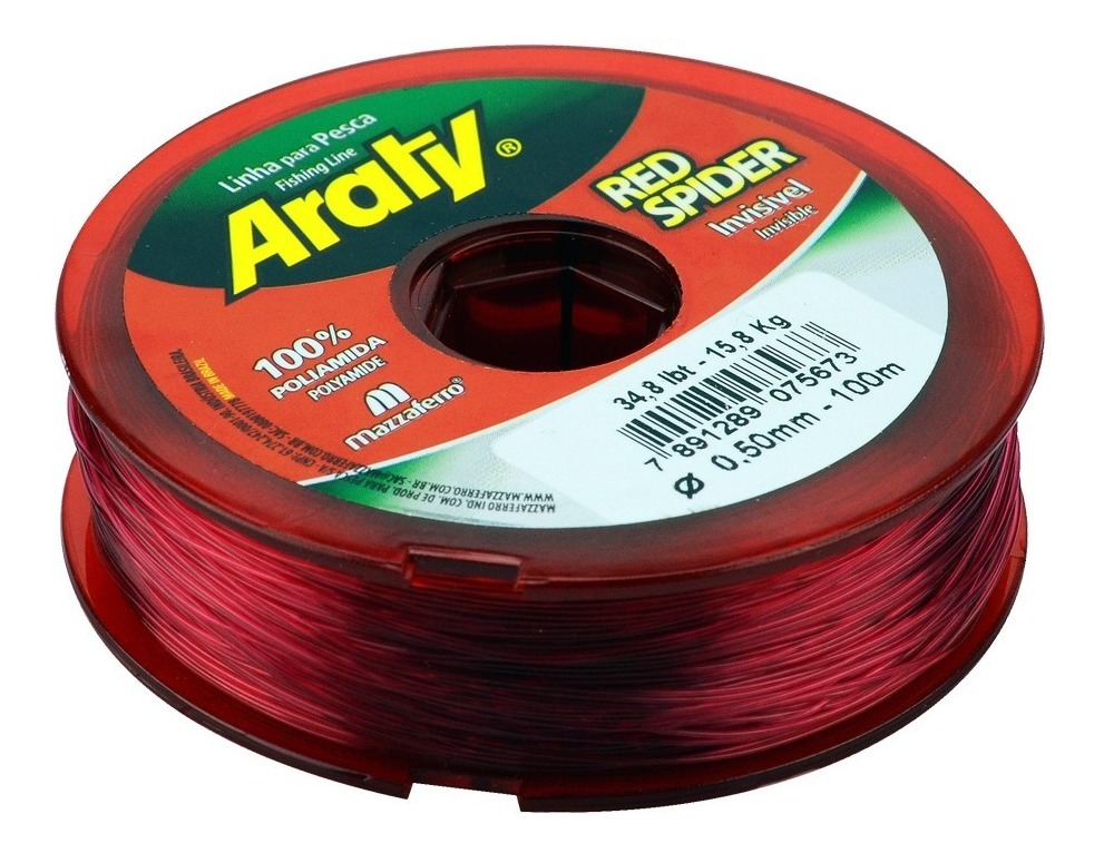 Hilo De Pesca Red Spider  Araty  100M .35Mm 19Ars1R035