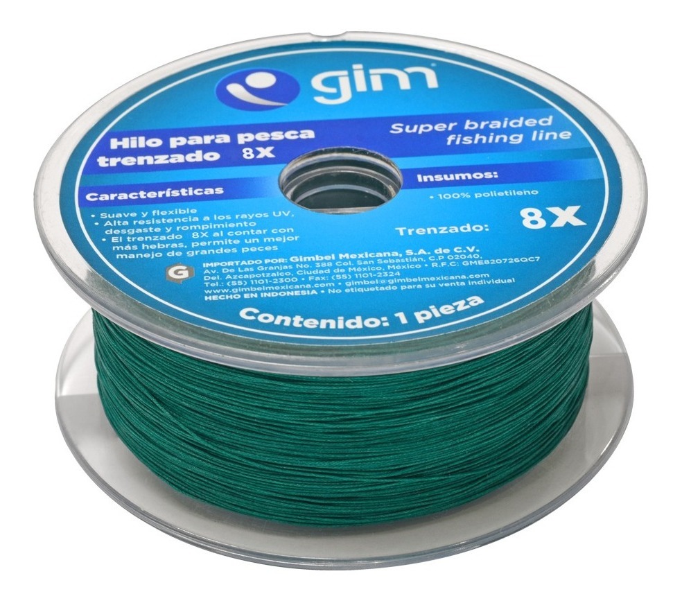 Hilo De Pesca Trenzado 57.7Kg Dia 0.49Mm No.10 300Mts
