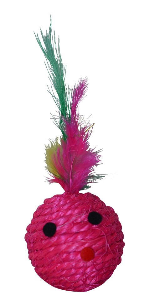 [GM-15JUGMAS053CH] Juguete Para Gato Pelota De Cordon 43Mm