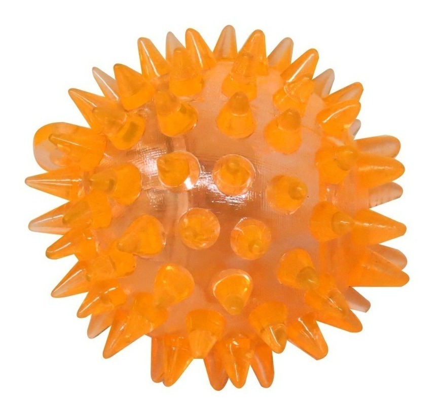 [GM-15JUGMAS127CH] Juego De 10 Pelota Plastico Mordedera Mascota  55Mm, Gimex