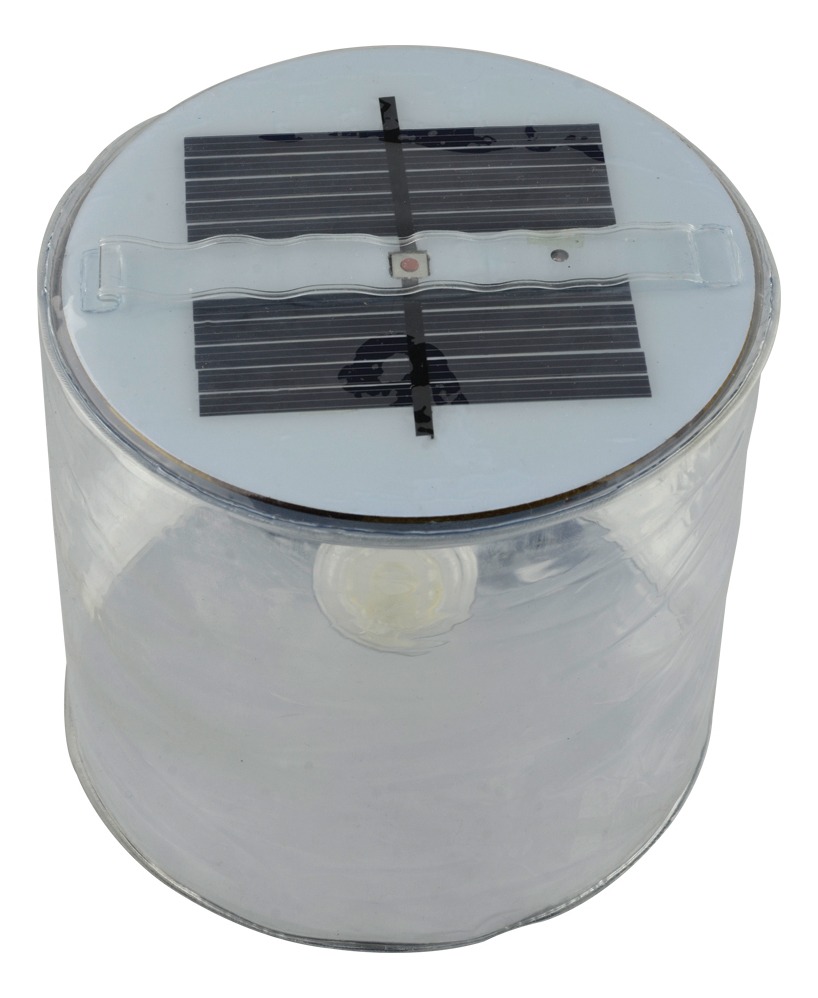 Lampara Solar Inflable Con Placa Recatrgable