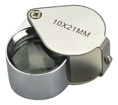 Lupa De Relojero (Monocular) 10X21Mm Plateado Mg55367