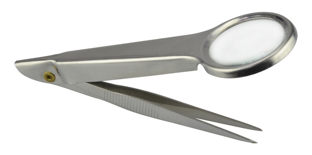 Lupa Con Pinza 6X28Mm Lente Cristal 8082-1
