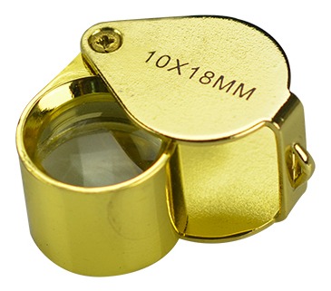 Lupa De Relojero (Monocular) 10X Dorado Mg55366