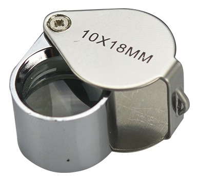 Lupa de Relojero (monocular) 10X18Mm Plateado Mg55366