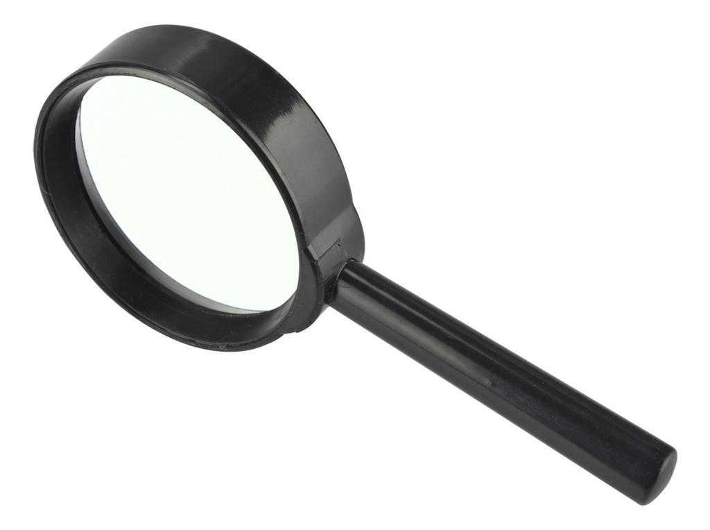 Lupa Redonda 3X90Mm Lente Cristal F1010
