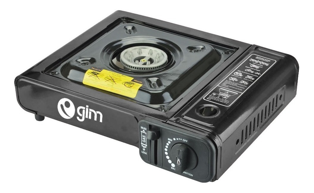 Parrilla Estufa Portátil Para Cartucho Gas Butano 26X33X8Cm