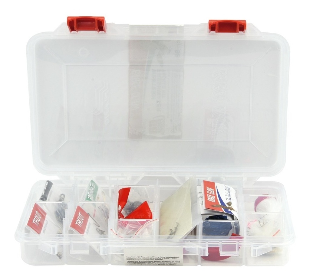 [GM-15PESCAC023EC] Caja Pesca Estuche Para Pesca Con Accesorios 98pz Eagle Claw
