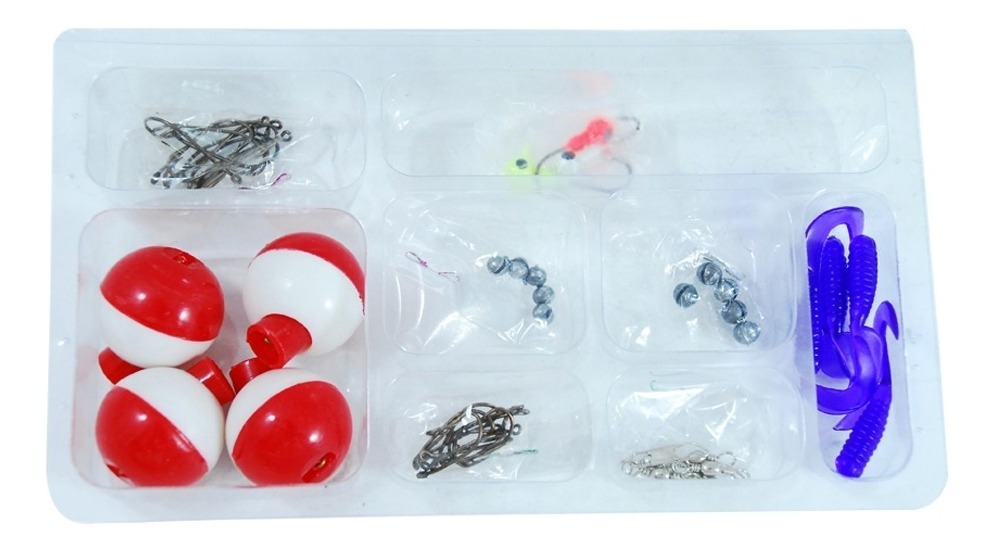 Set De Accesorios De Pesca Kit 48 Pz El Mejor 
