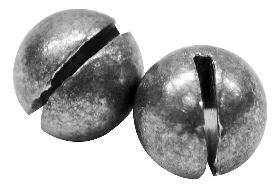 Plomos Pesca Con Ranura 0.25G  50 Piezas