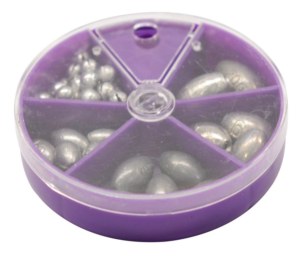 Plomos Pesca Surtidos 55 Piezas El Mejor