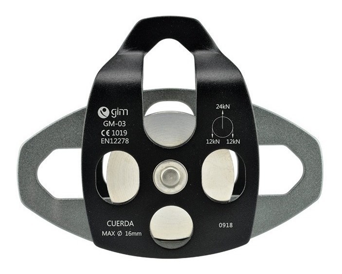 Mosquetón de Acero Oval Con Seguro 22Kn Gm-63