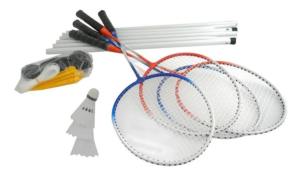 Juego Badminton Para 4 Personas Completo  620119565