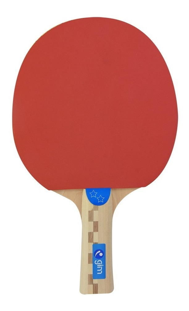 Raqueta Individual Ping Pong 2 Estrellas (lisa)