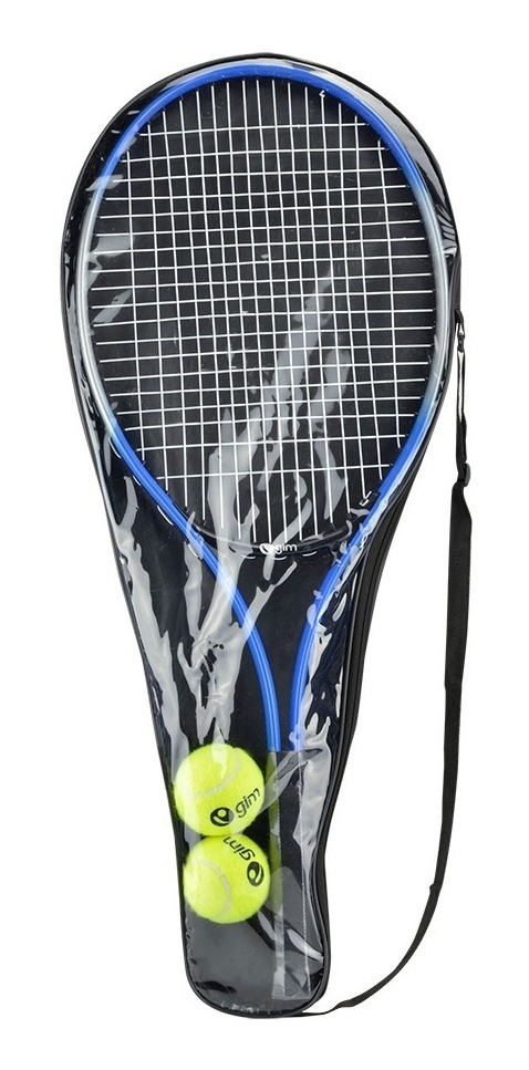 Raqueta Tenis Aluminio Set 2 Pelotas Estuche Kit