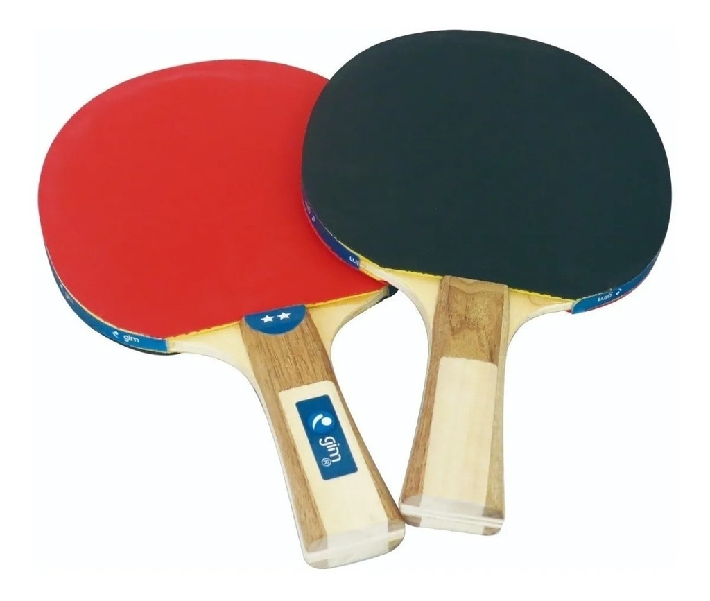 Raquetas Ping Pong 4 Palas 3 Pelotas Semi Profecional Alta
