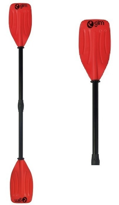 Remo Doble De Aluminio Para Kayak Infantil Lancha  759019378