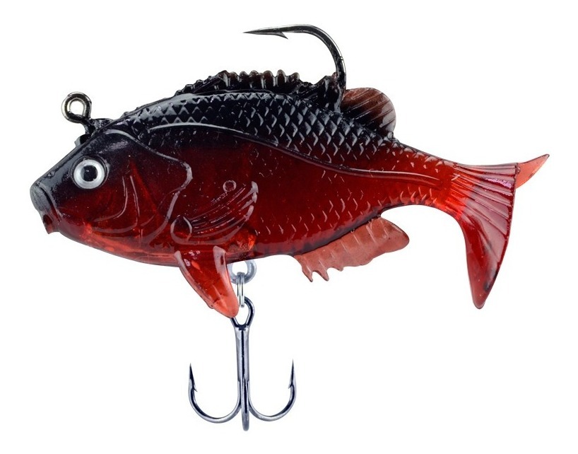 Señuelo De Pesca 6Cm 11G No.5506 025 Color Rojo (5 Piezas)