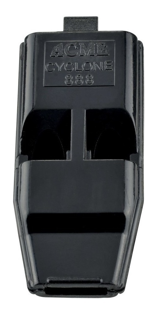 Silbato  Acme  50Mm Cyclone-Negro 888B Oficial,Arbitro