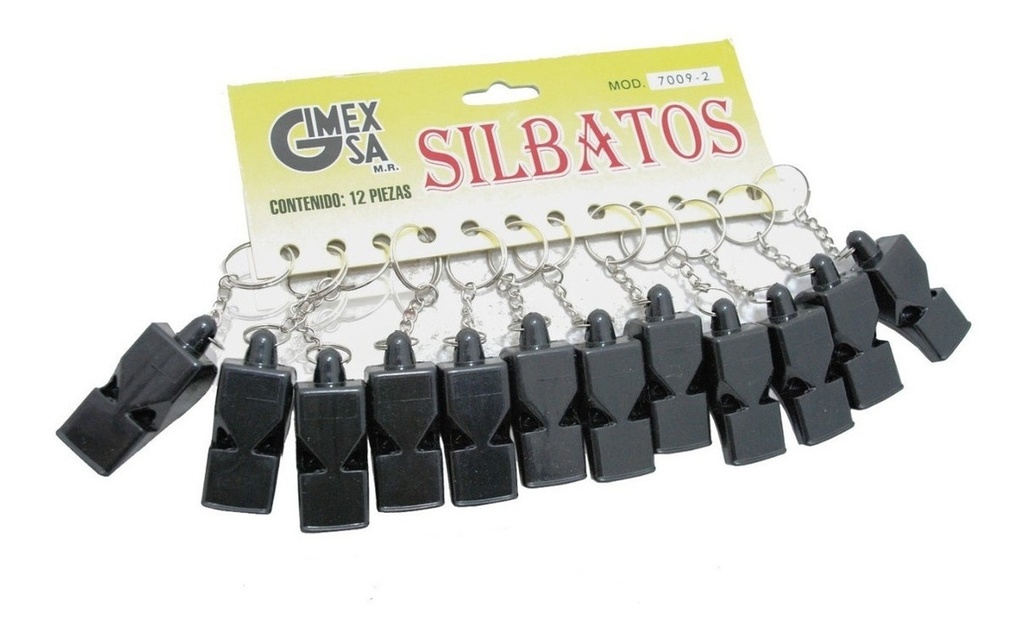 Silbato de Plástico 45Mm Fox 7009-2 (1 Pieza)