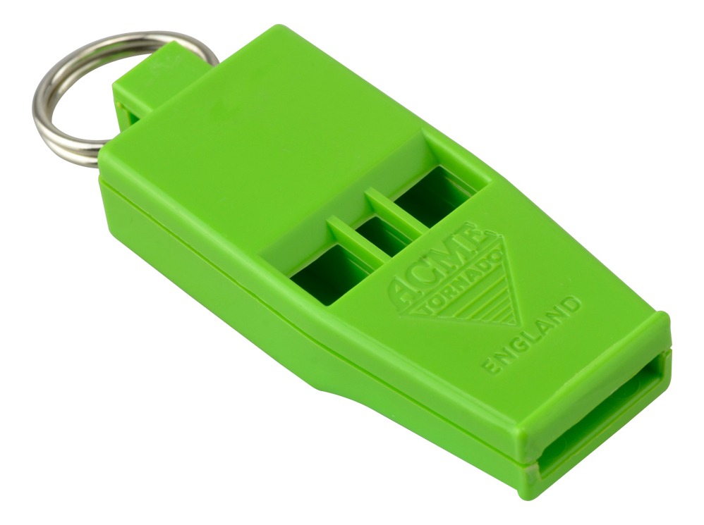 Silbato Acme 45Mm Mini Tornado 636Dg Verde Oficial,arbitro