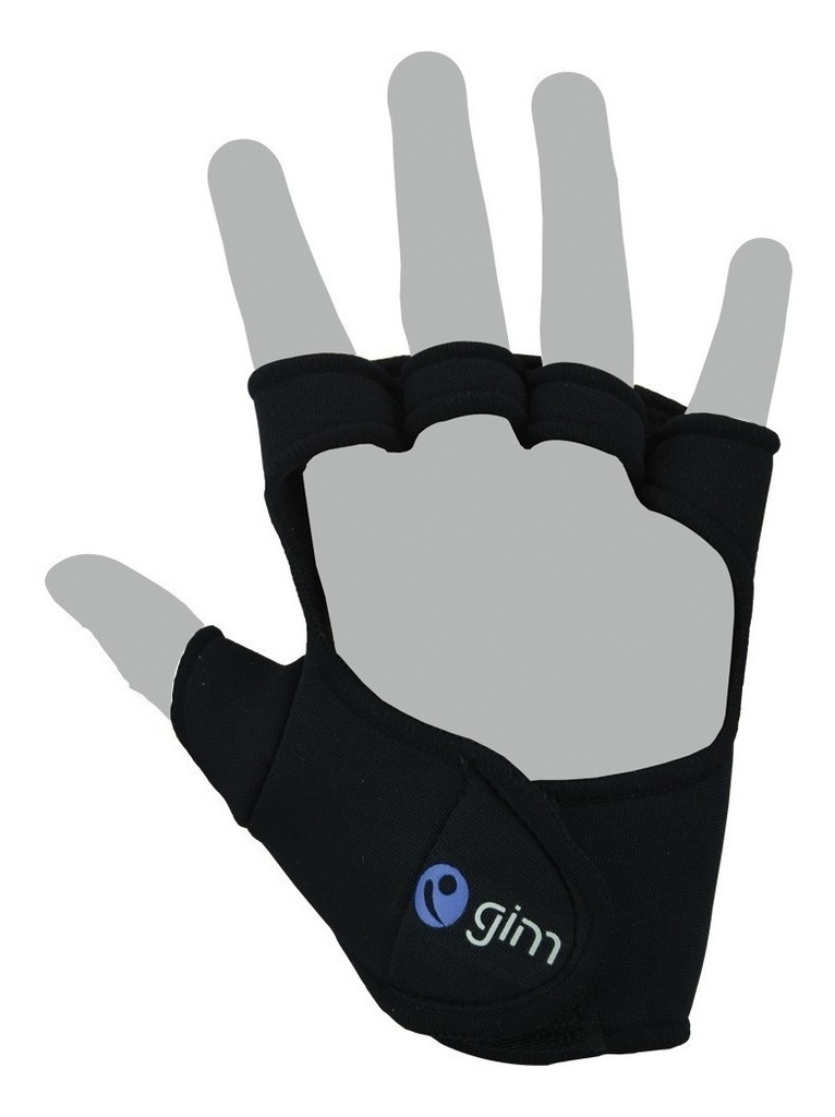 Guantes Para Pesas de Nylon Entrenamiento Talla Mediana GIM