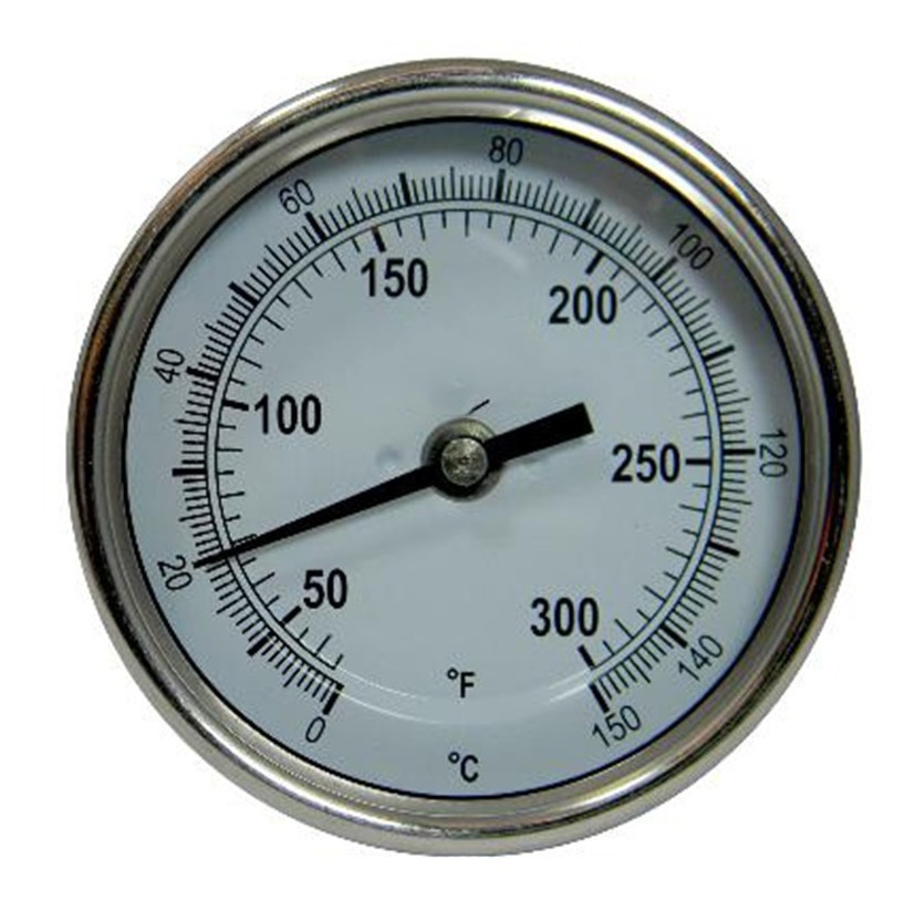 Termómetro Industrial 1/4 NPT S-6 0/150°C T200-2