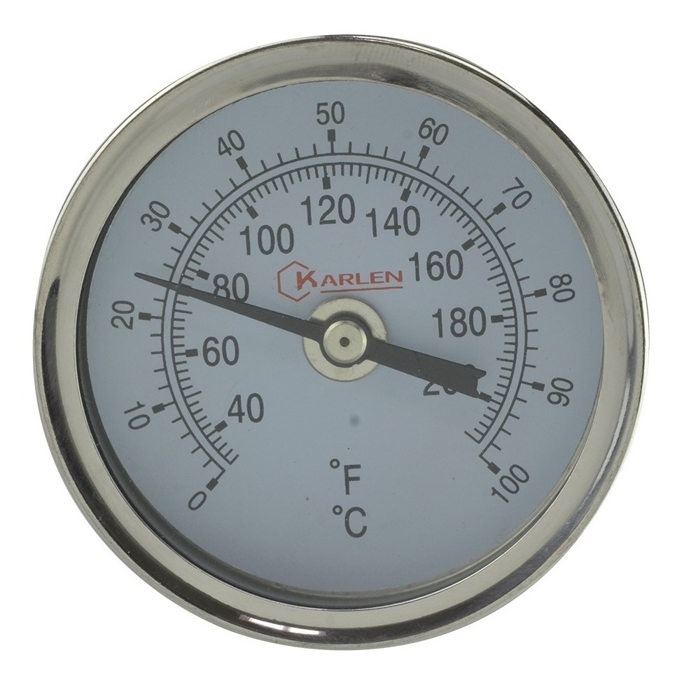 Termometro Industrial 1/2 Npt S-6 0/100°c T300c