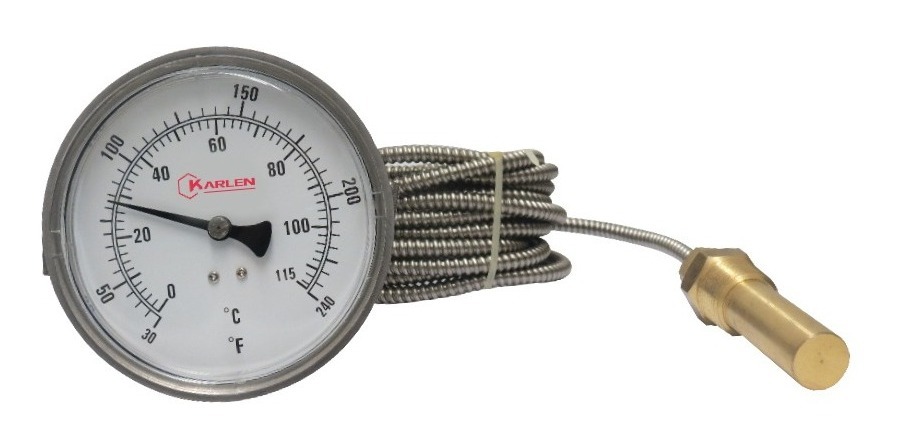 Termometro Industrial Lectura Remota 0/150C,1.5M 321Rf23121