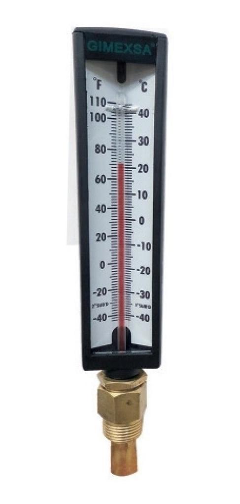 Termómetro Industrial -40/+40°C 1/2 NPT Caratula 6
