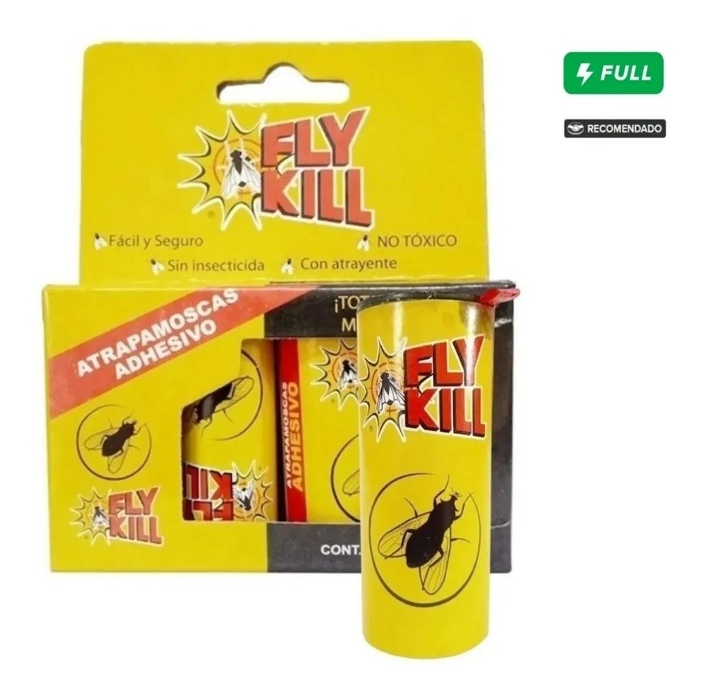 [GM-15TRAMPA004SM] Tira Atrapa Moscas 4 Tiras  Uso Doméstico Y Restaurantes