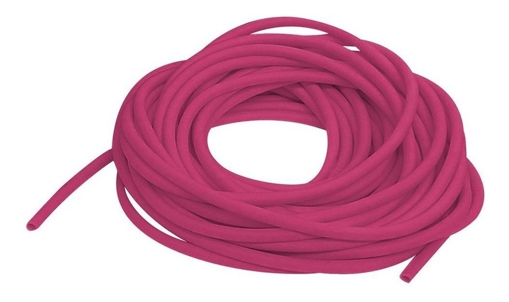 Tubo Elastico de Latex Para Aparatos 10 Metros Rosa