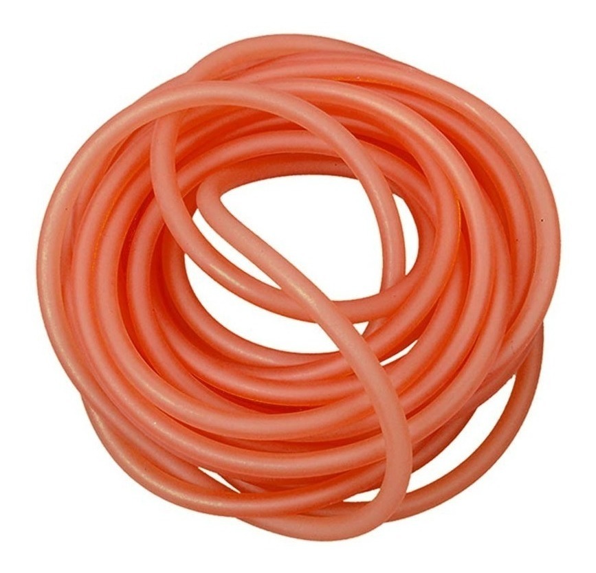 Tubo Elastico De Latex Para Aparatos 10 Metros Naranja