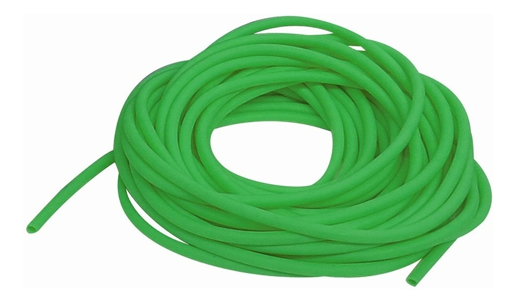 Tubo Elastico De Latex Para Aparatos 10 Metros Verde