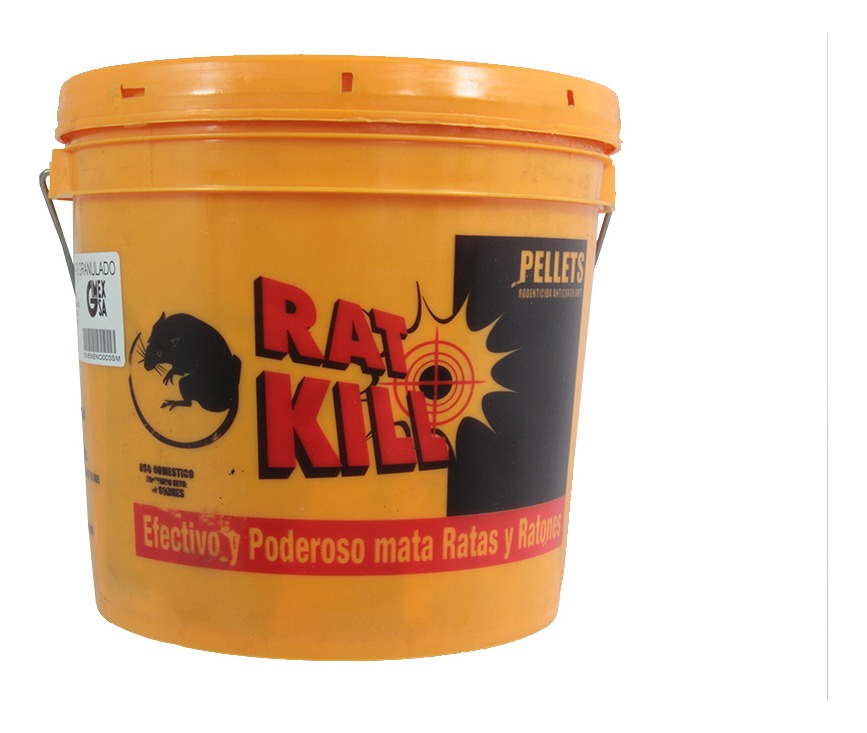 Veneno Para Ratas Granulado Cubeta (50 Sobres de 20Gr)