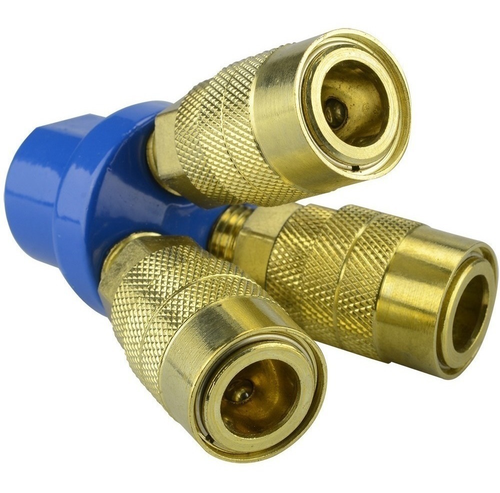 Manifold Triple Salida de Aire Tipo Milton No.3375