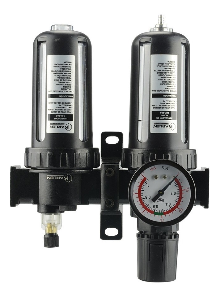 Regulador De Aire Con Unidad Lubricante 1/4  Aa2024Fr(&)