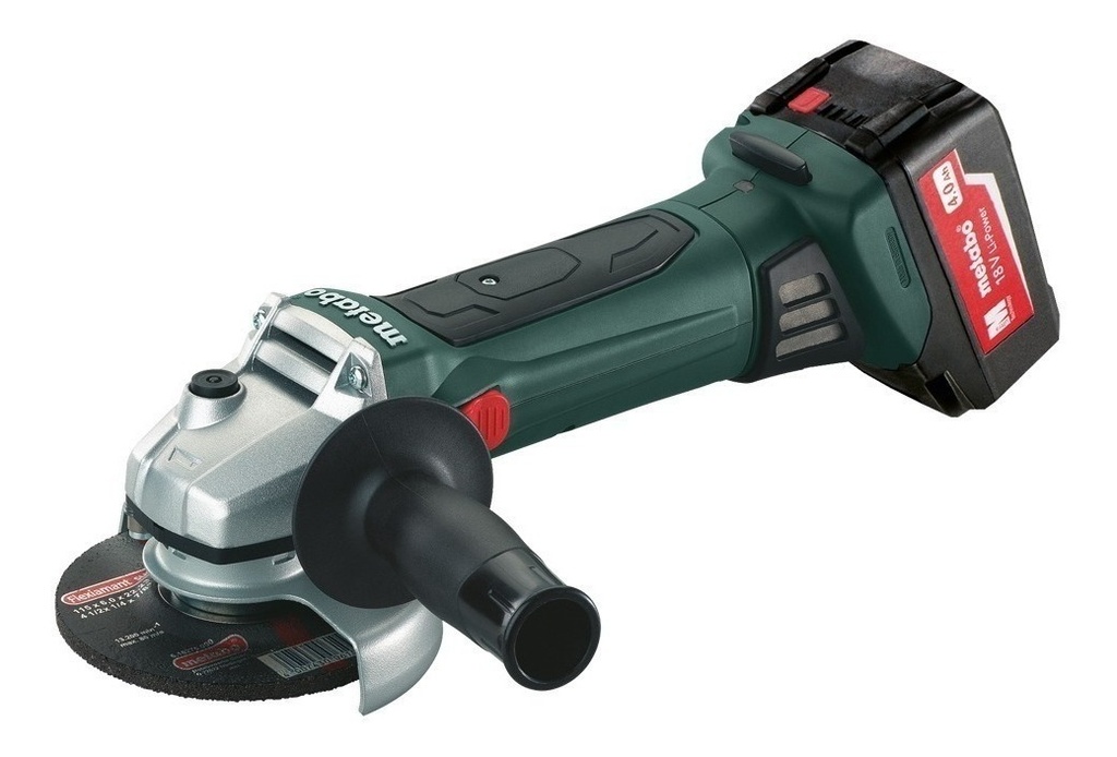 Mini Esmeriladora Angular Con Acumulador 4,1/2 Metabo Remate