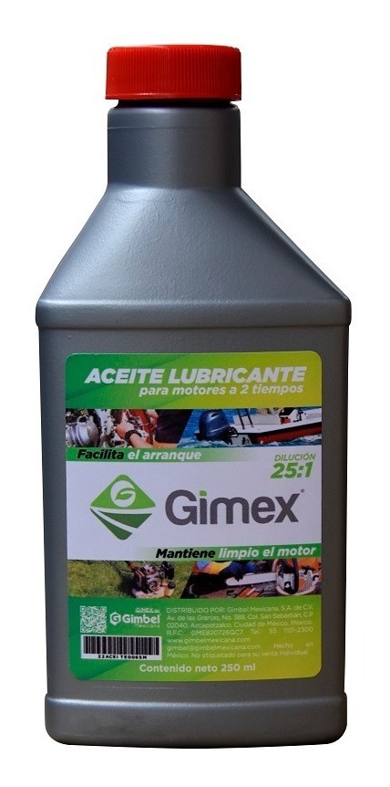 Aceite Motor Lubricante 2 Tiempos 25:1 250Ml El Mejor 