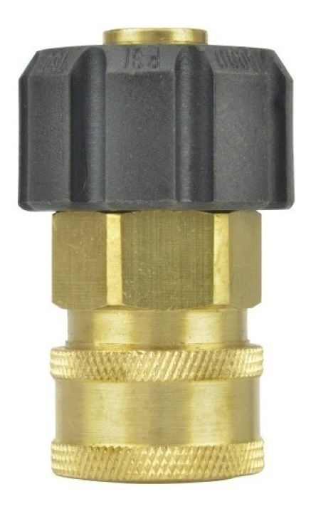 [GM-22HIDROM124CH] Conector QD Bronce/Plástico 3/8" Macho para Hidrolavadora
