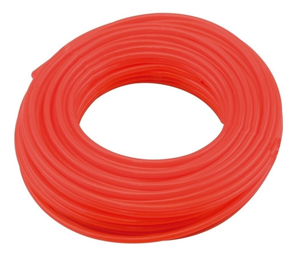 Hilo Para Desbrozadora 2.0mm 15m Rojo GIM Terra