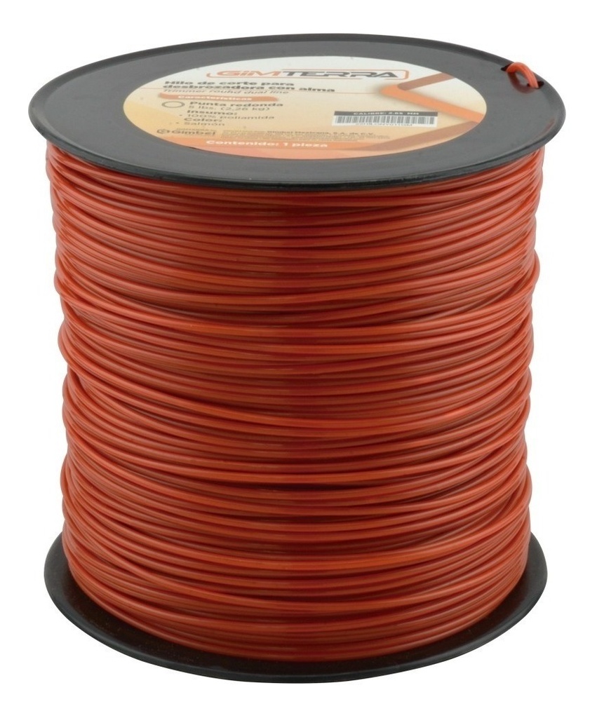 Hilo Dual Para Desbrozadora 2.4Mm 5Lb  Gim Terra
