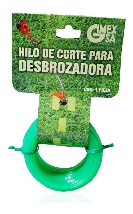 Hilo Para Desbrozadora 2Mm (.080) 105M Verde