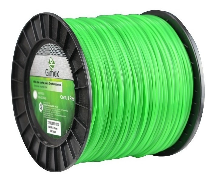 Hilo Para Desbrozadora 5lb 2.40mm (.095) 437m Verde
