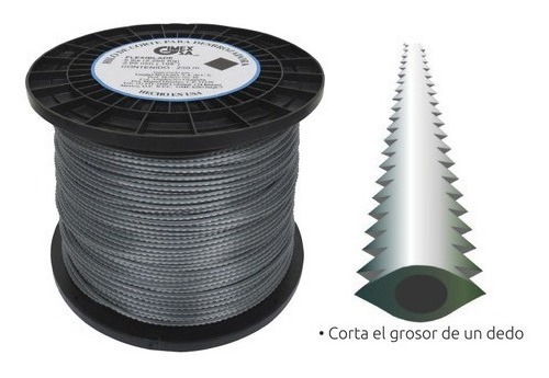 Hilo Para Desbrozadora Flexiblade 2.65Mmx250M