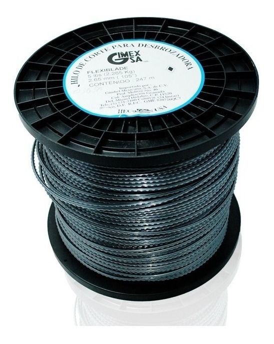 Hilo Para Desbrozadora Flexiblade 3Mmx195M